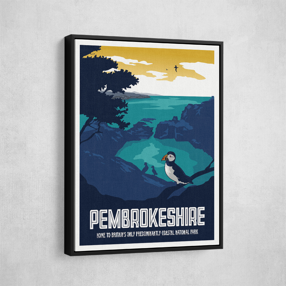 Pembrokeshire Travel Print