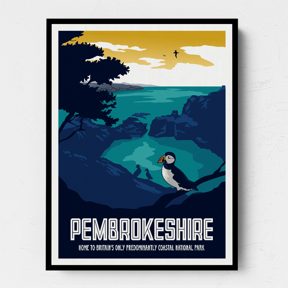 Pembrokeshire Travel Print