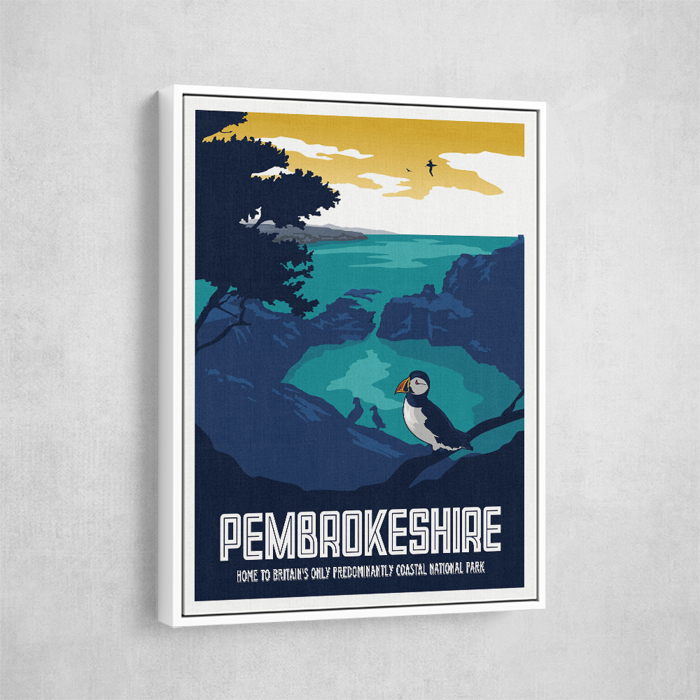 Pembrokeshire Travel Print