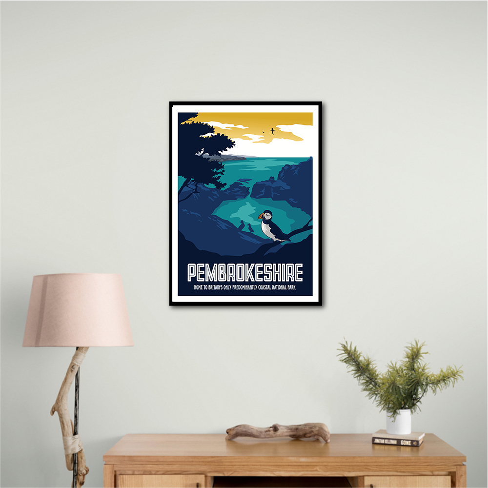 Pembrokeshire Travel Print