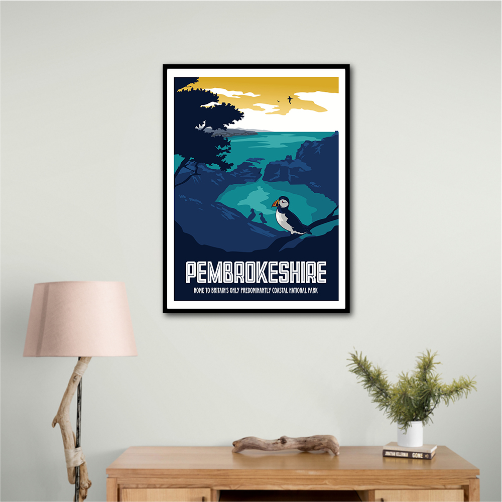 Pembrokeshire Travel Print