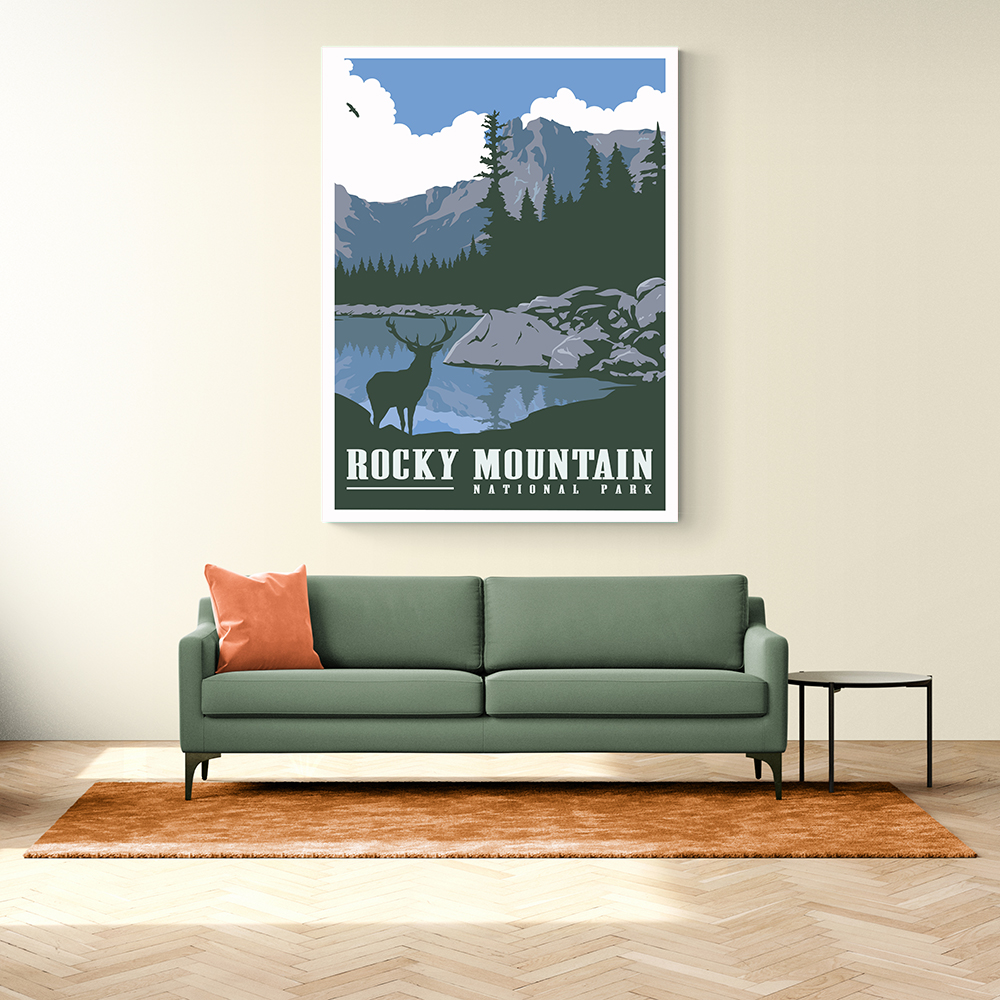 Rocky Mountain National Park Travel Print