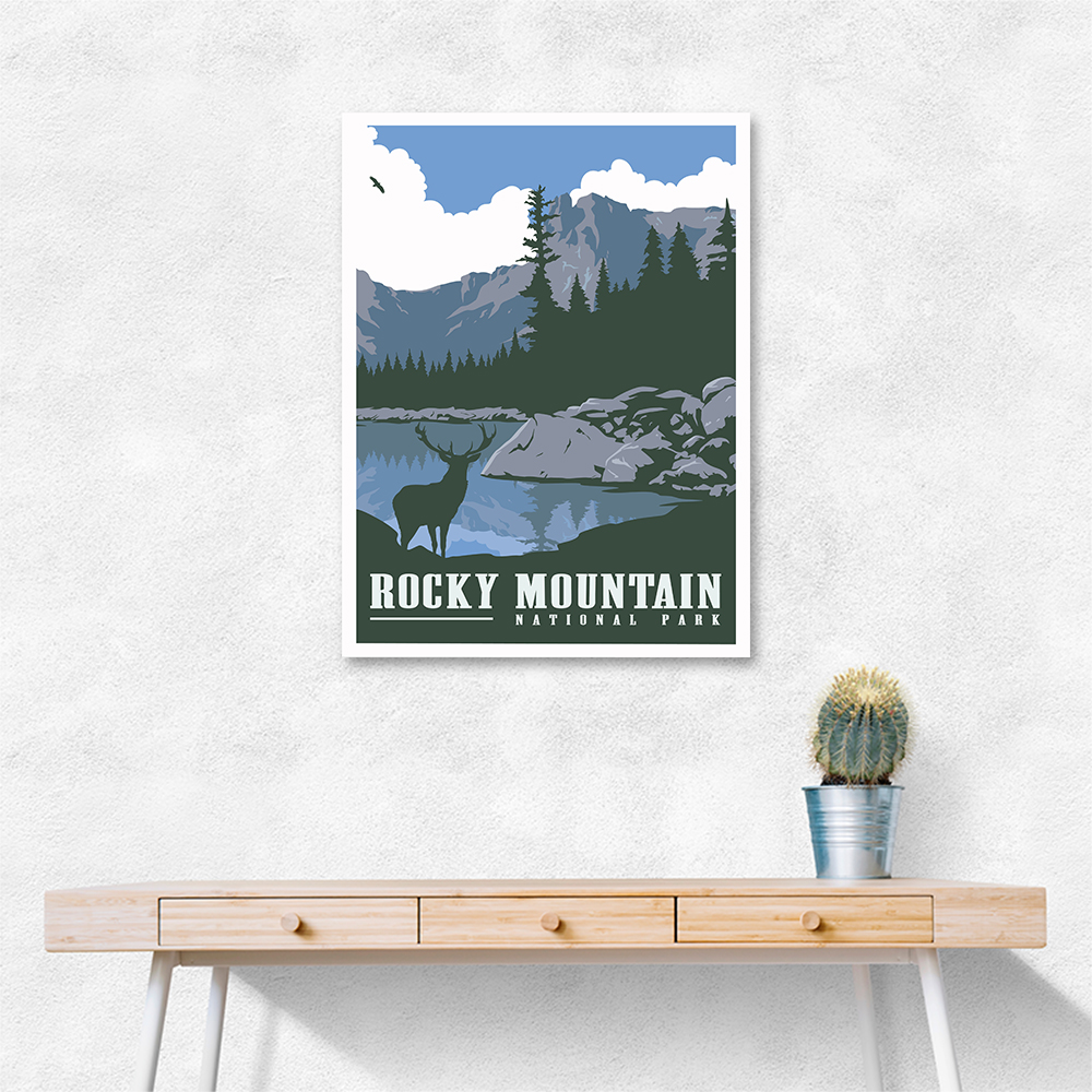 Rocky Mountain National Park Travel Print