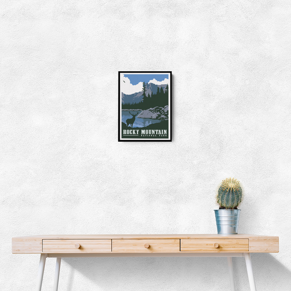 Rocky Mountain National Park Travel Print