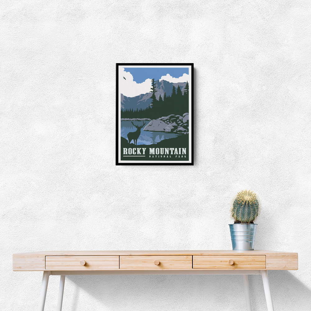 Rocky Mountain National Park Travel Print