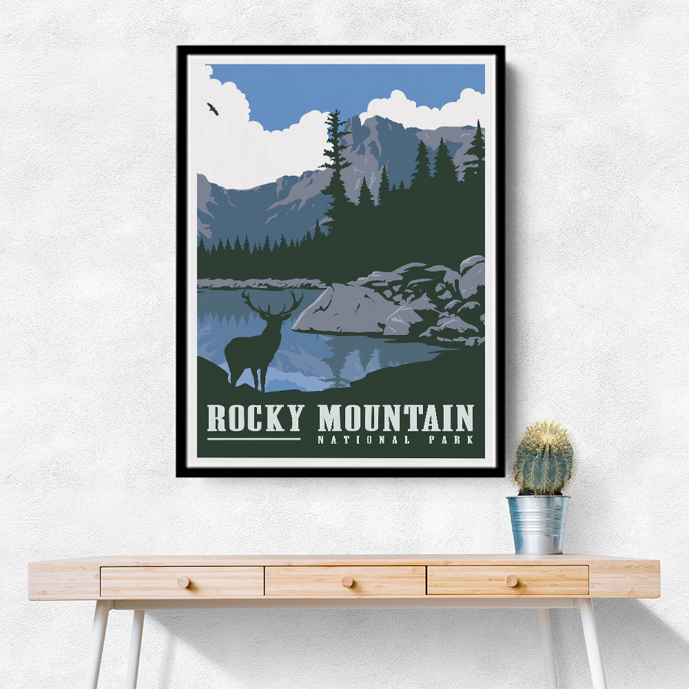 Rocky Mountain National Park Travel Print