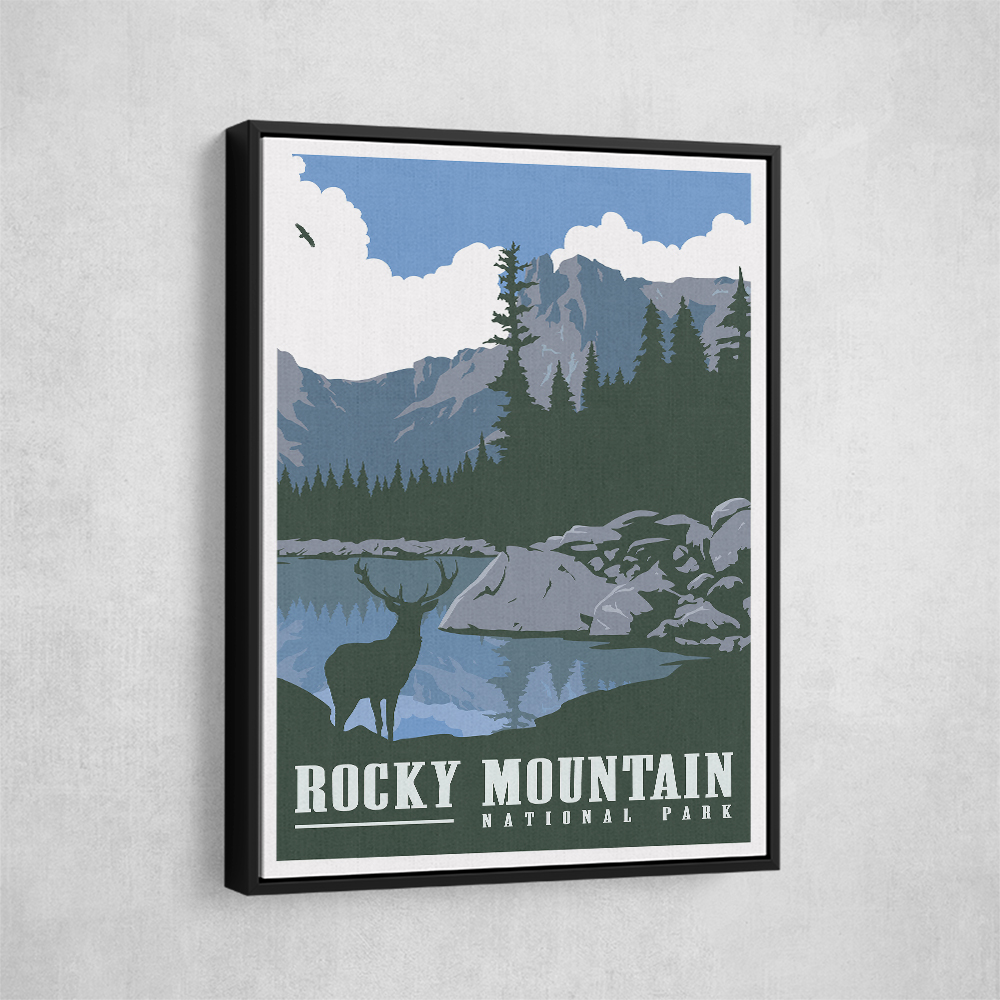 Rocky Mountain National Park Travel Print