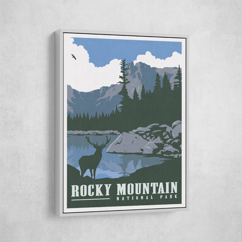 Rocky Mountain National Park Travel Print