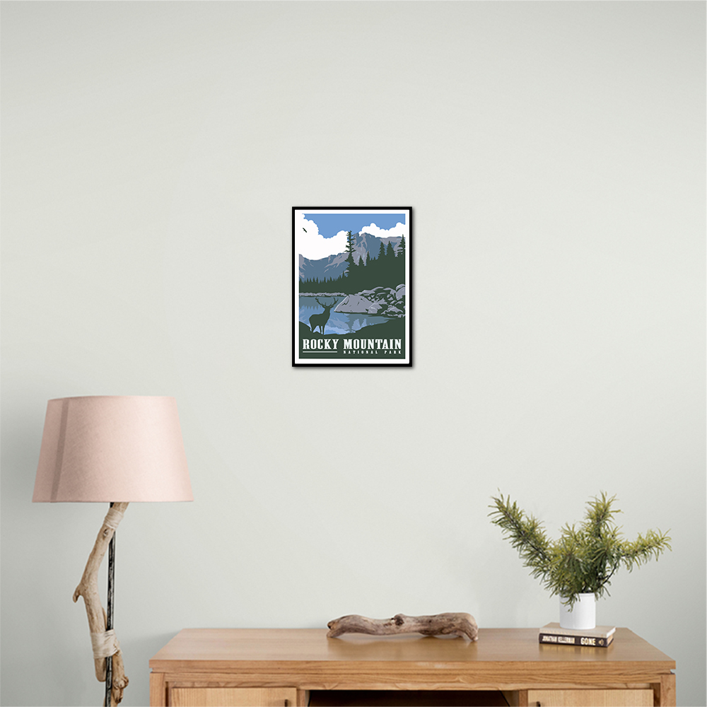 Rocky Mountain National Park Travel Print