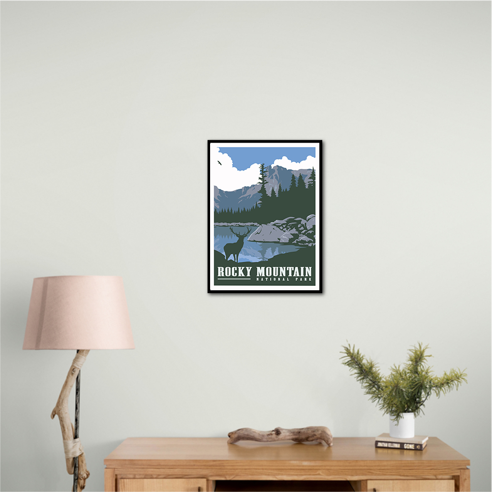 Rocky Mountain National Park Travel Print