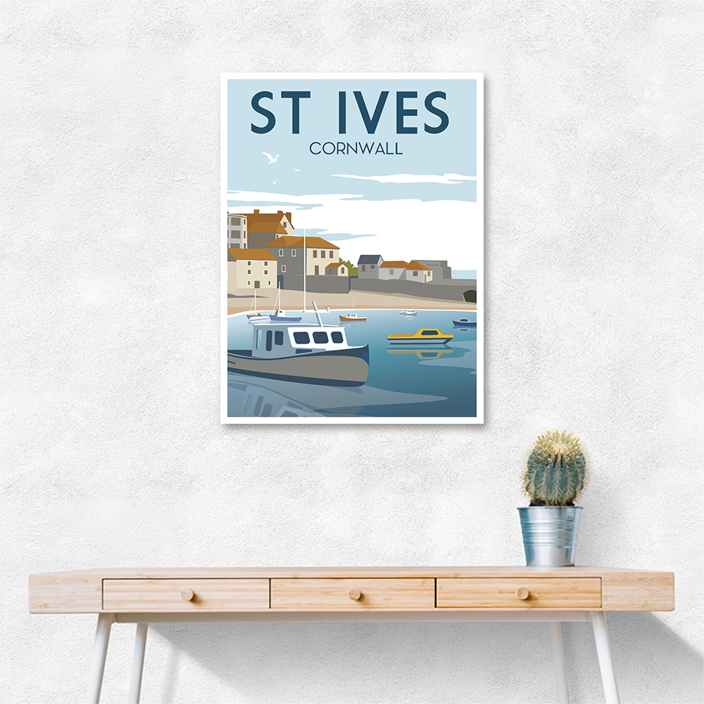 St Ives Travel Print