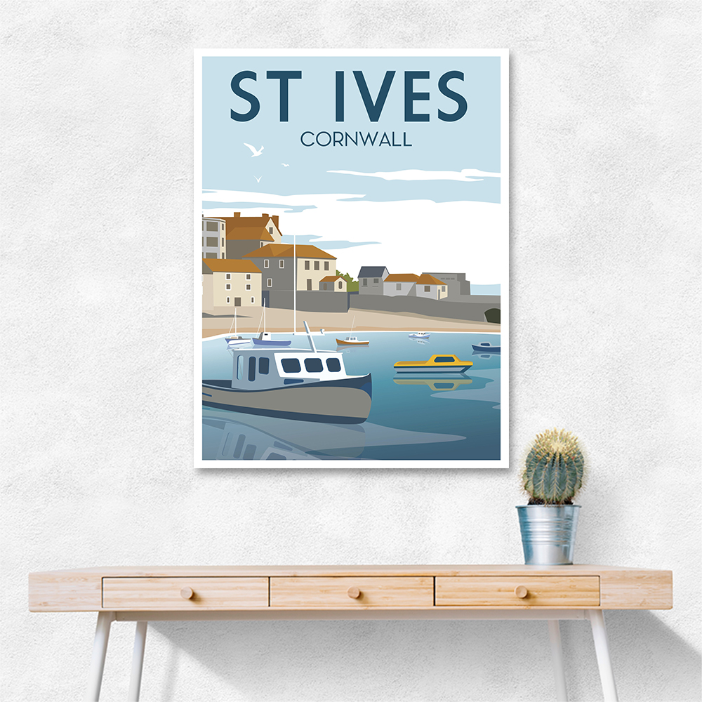 St Ives Travel Print