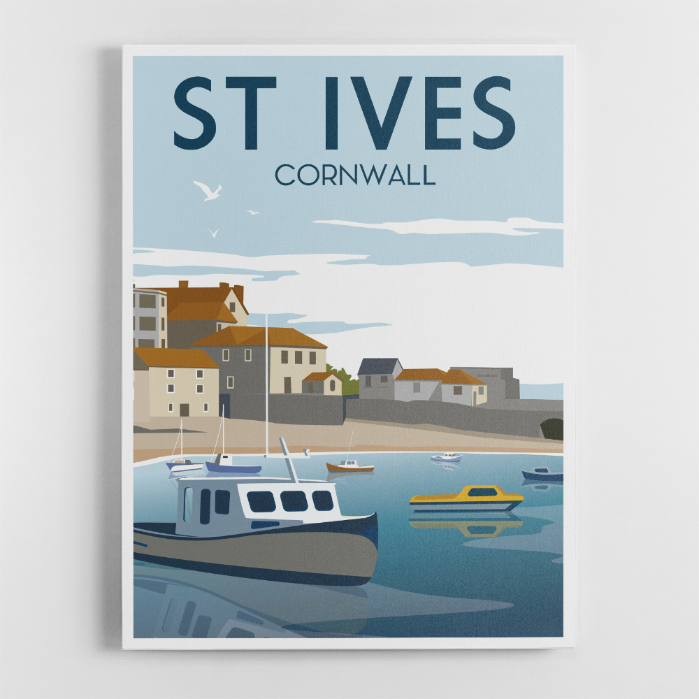 St Ives Travel Print