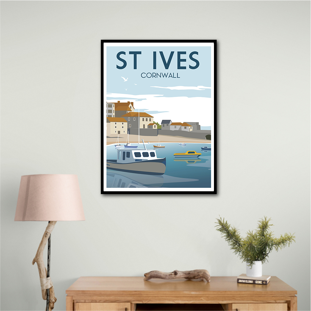 St Ives Travel Print