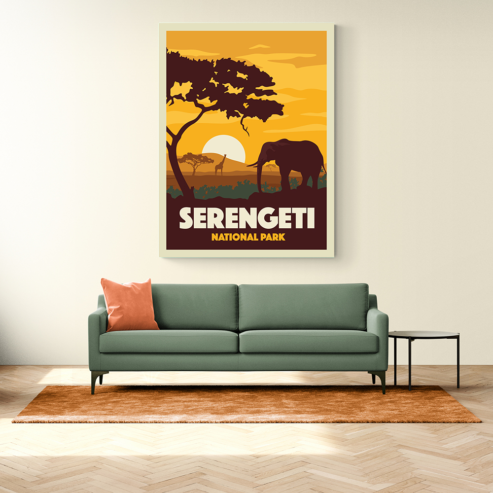 Serengeti National Park Travel Print