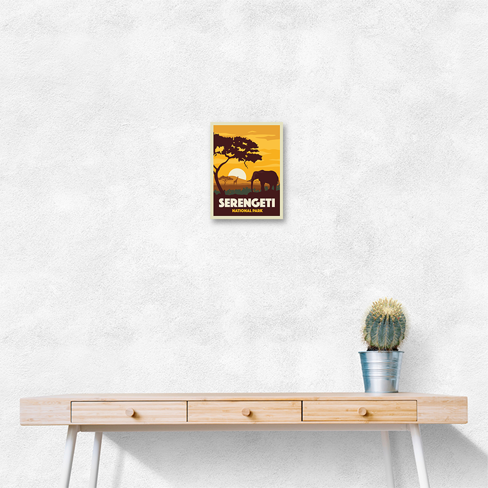 Serengeti National Park Travel Print