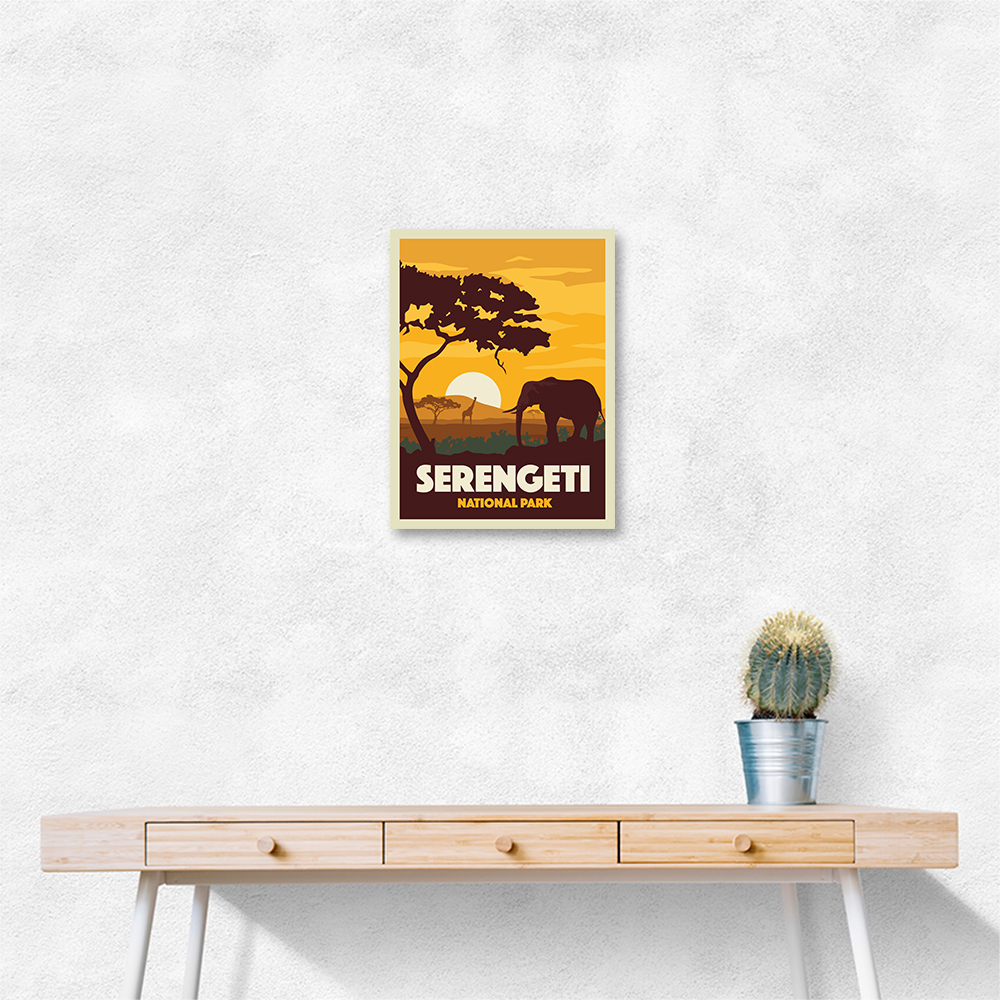 Serengeti National Park Travel Print