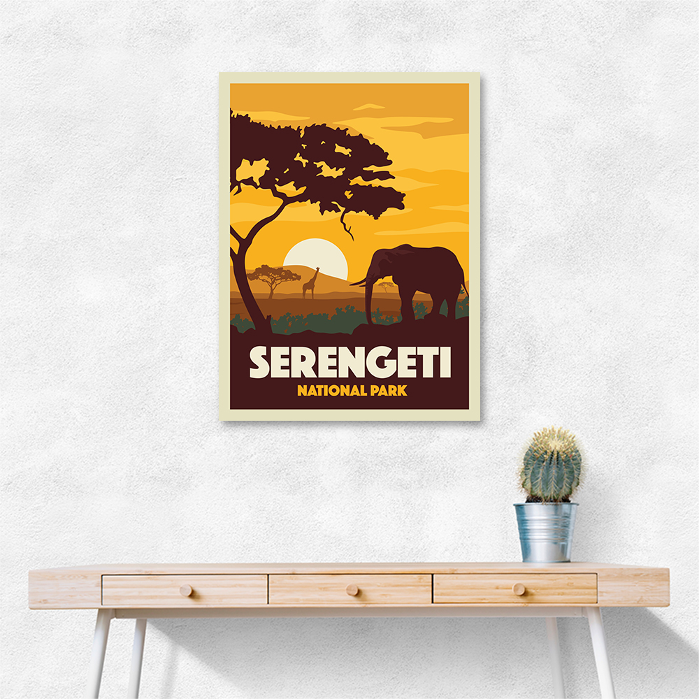 Serengeti National Park Travel Print