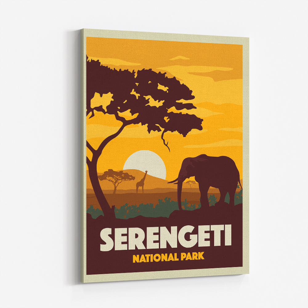 Serengeti National Park Travel Print