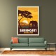 Serengeti National Park Travel Print