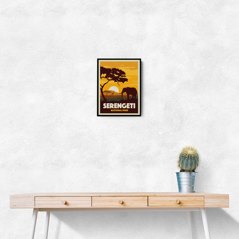 Serengeti National Park Travel Print