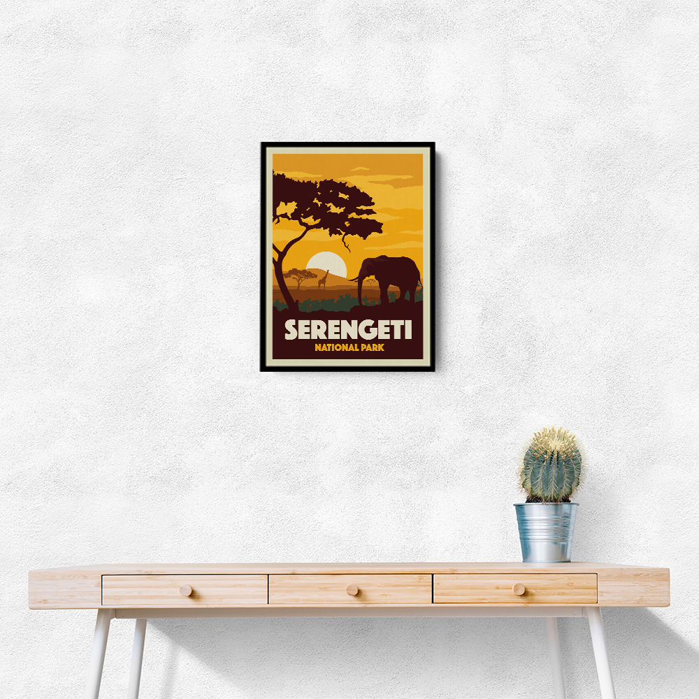 Serengeti National Park Travel Print