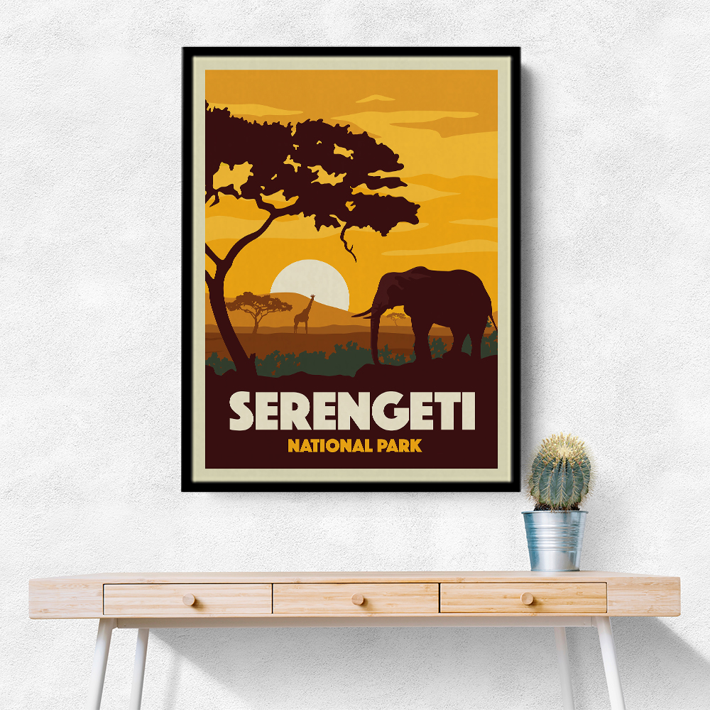 Serengeti National Park Travel Print