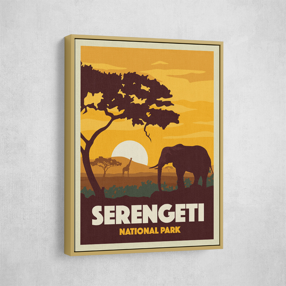 Serengeti National Park Travel Print