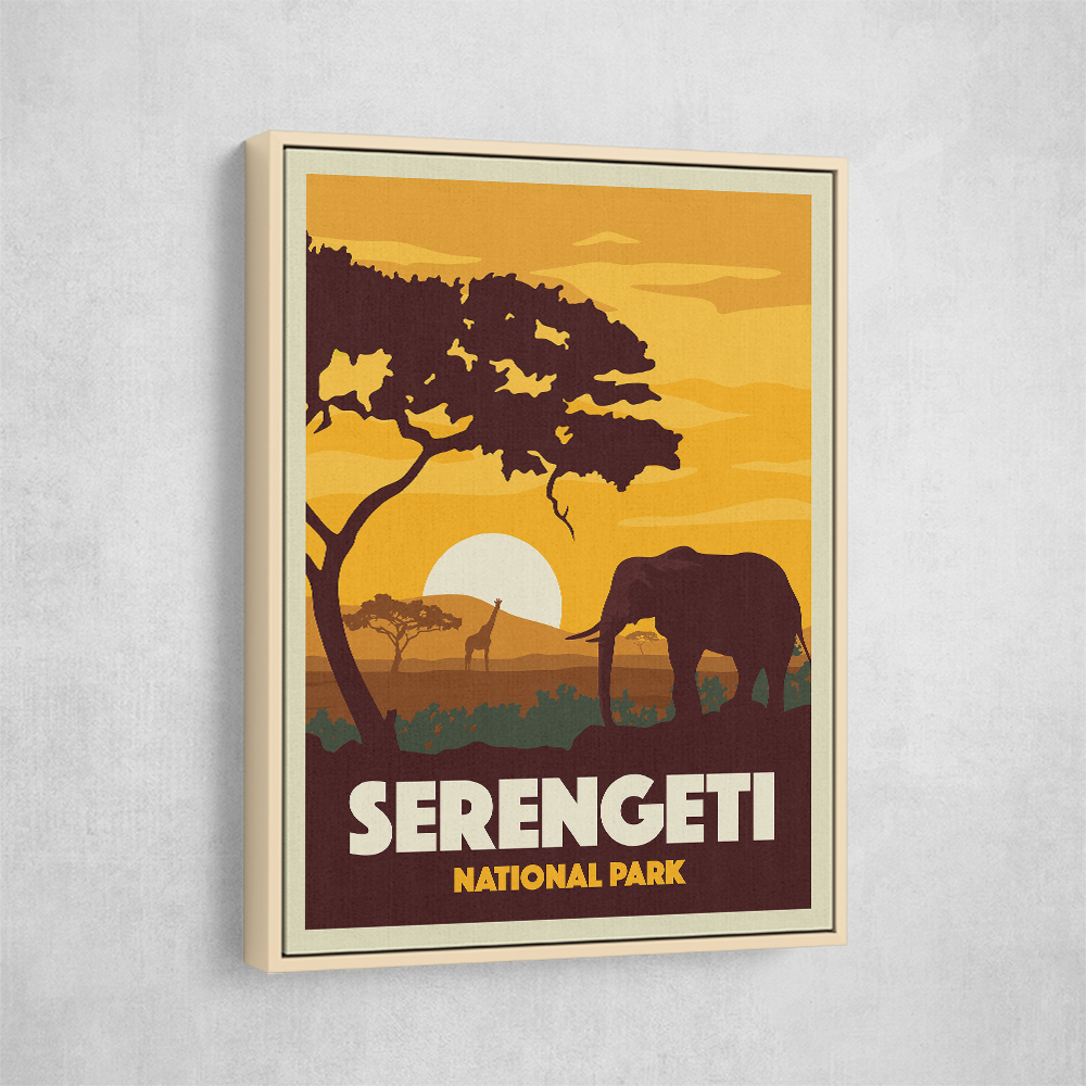 Serengeti National Park Travel Print