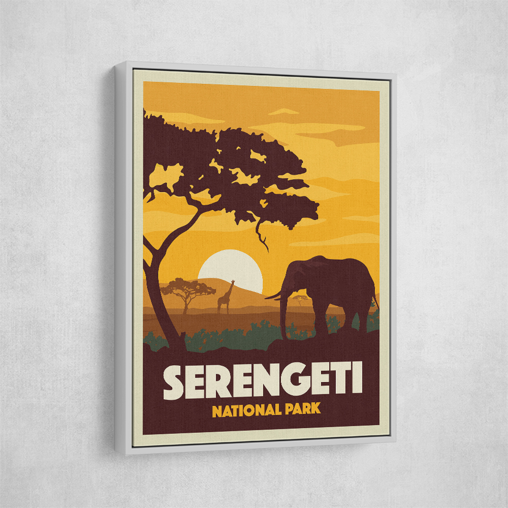 Serengeti National Park Travel Print