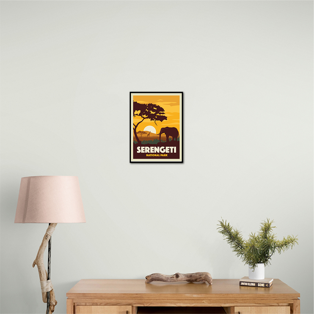 Serengeti National Park Travel Print