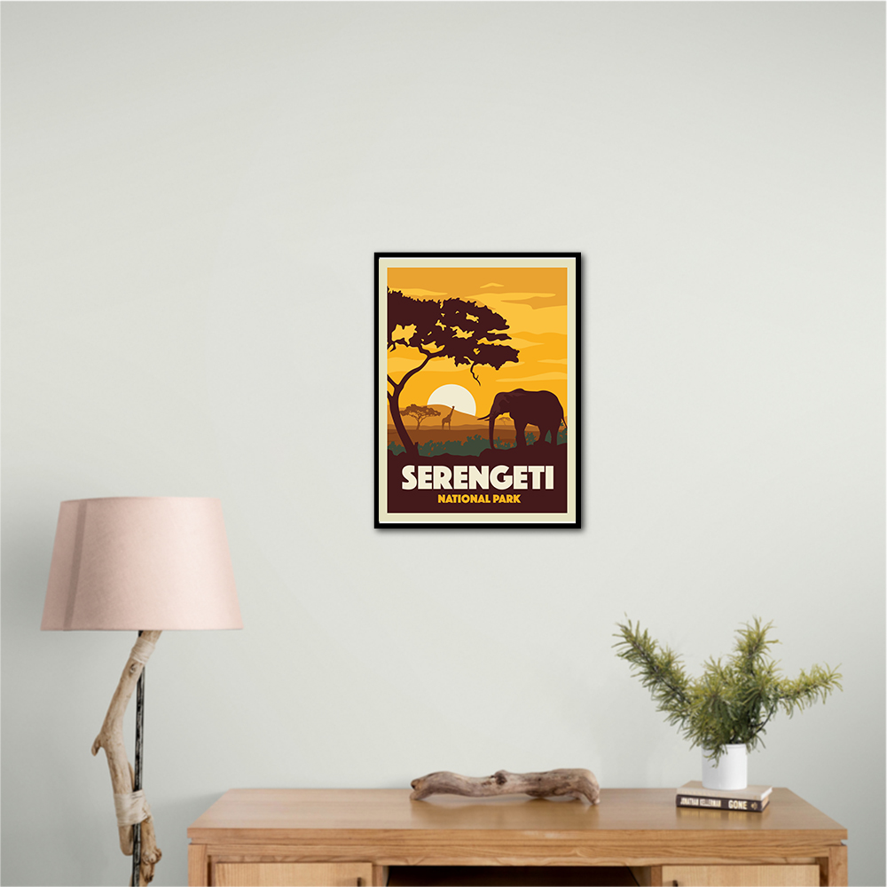 Serengeti National Park Travel Print