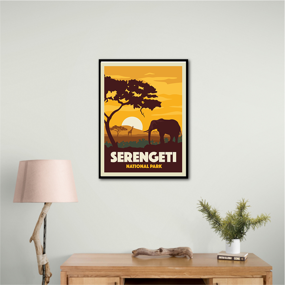 Serengeti National Park Travel Print