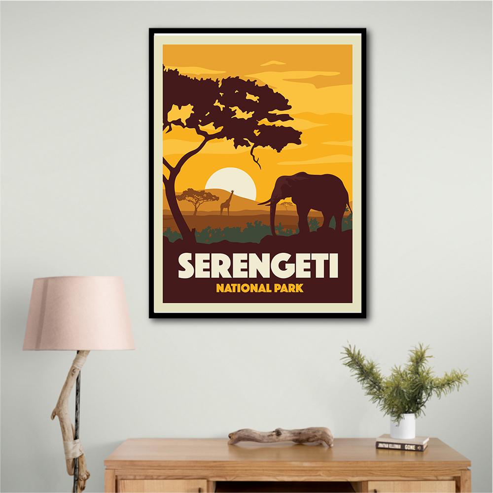 Serengeti National Park Travel Print