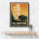 Yellowstone National Park Travel Print