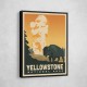 Yellowstone National Park Travel Print