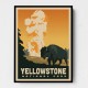 Yellowstone National Park Travel Print