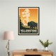 Yellowstone National Park Travel Print