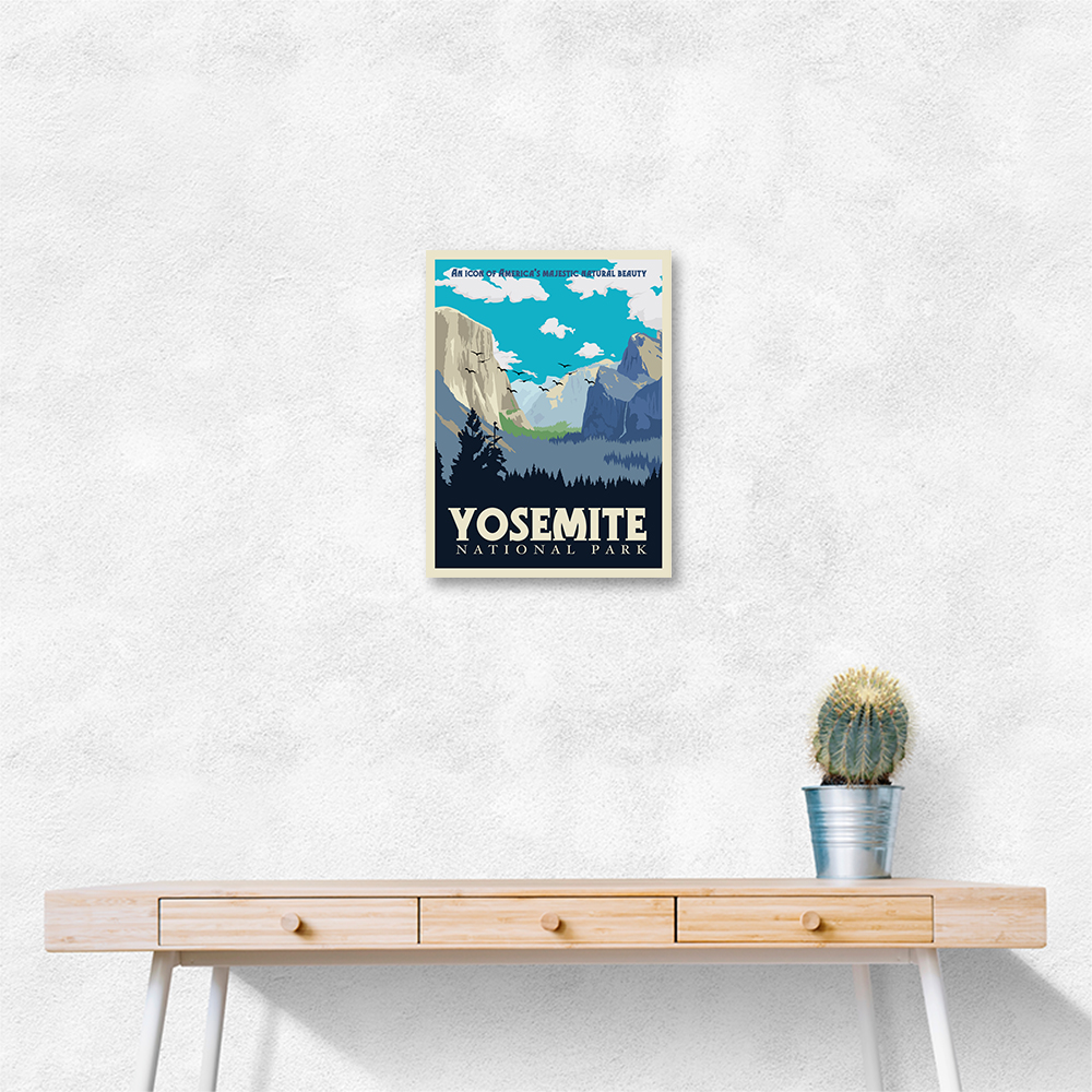 Yosemite National Park Travel Print