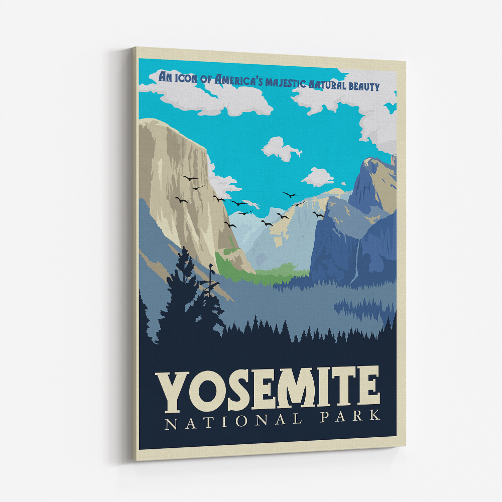 Yosemite National Park Travel Print