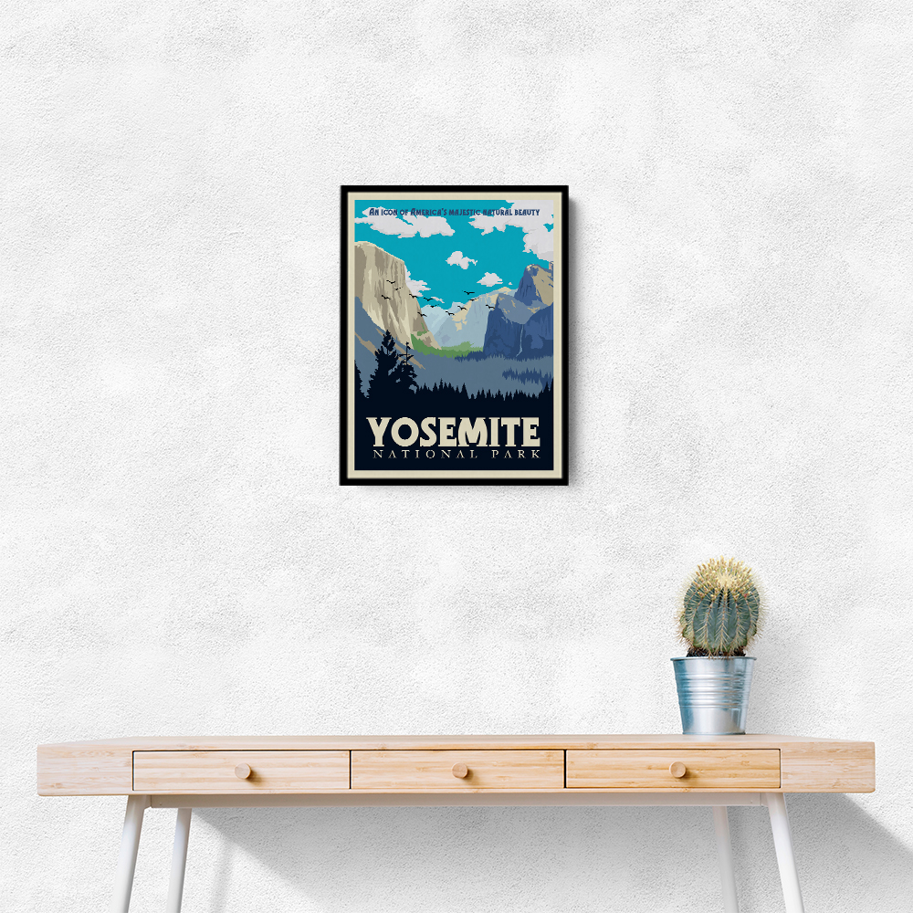 Yosemite National Park Travel Print