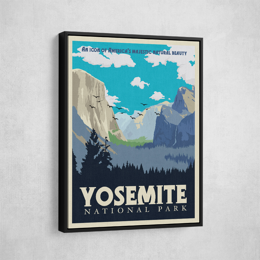 Yosemite National Park Travel Print