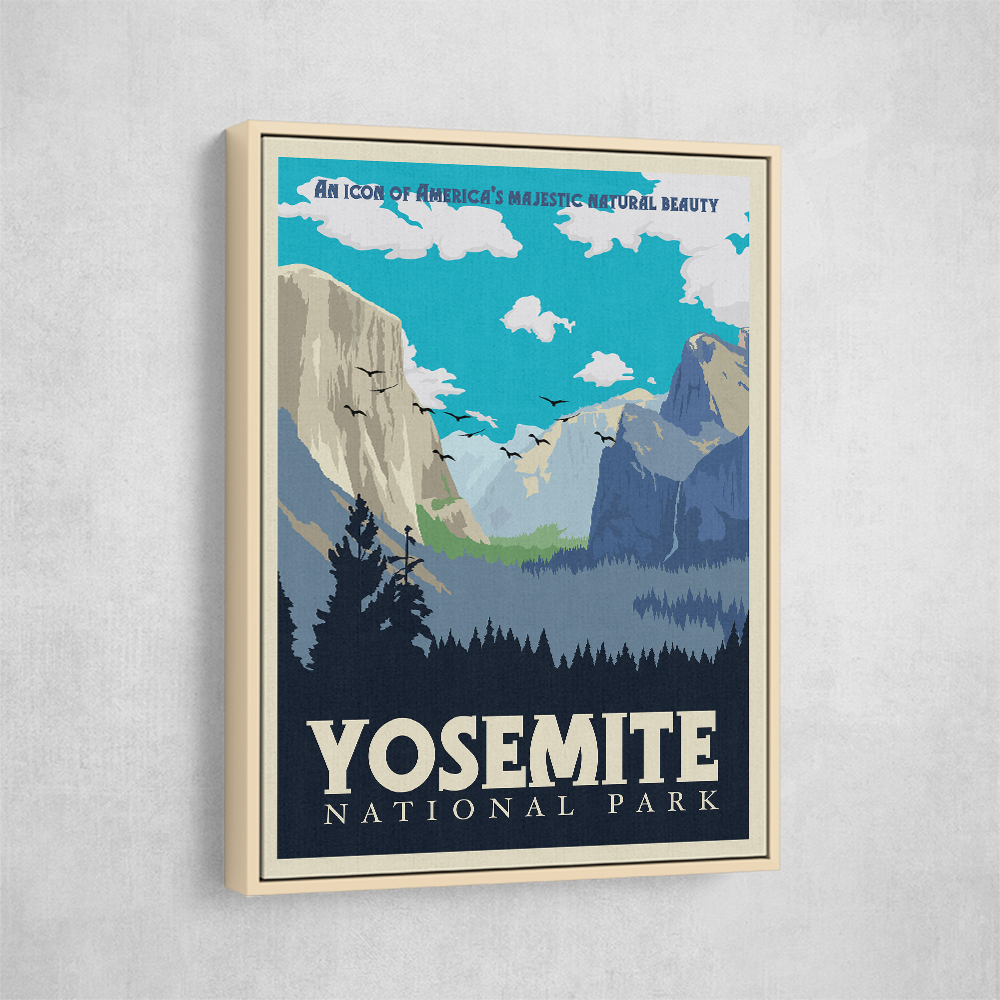 Yosemite National Park Travel Print