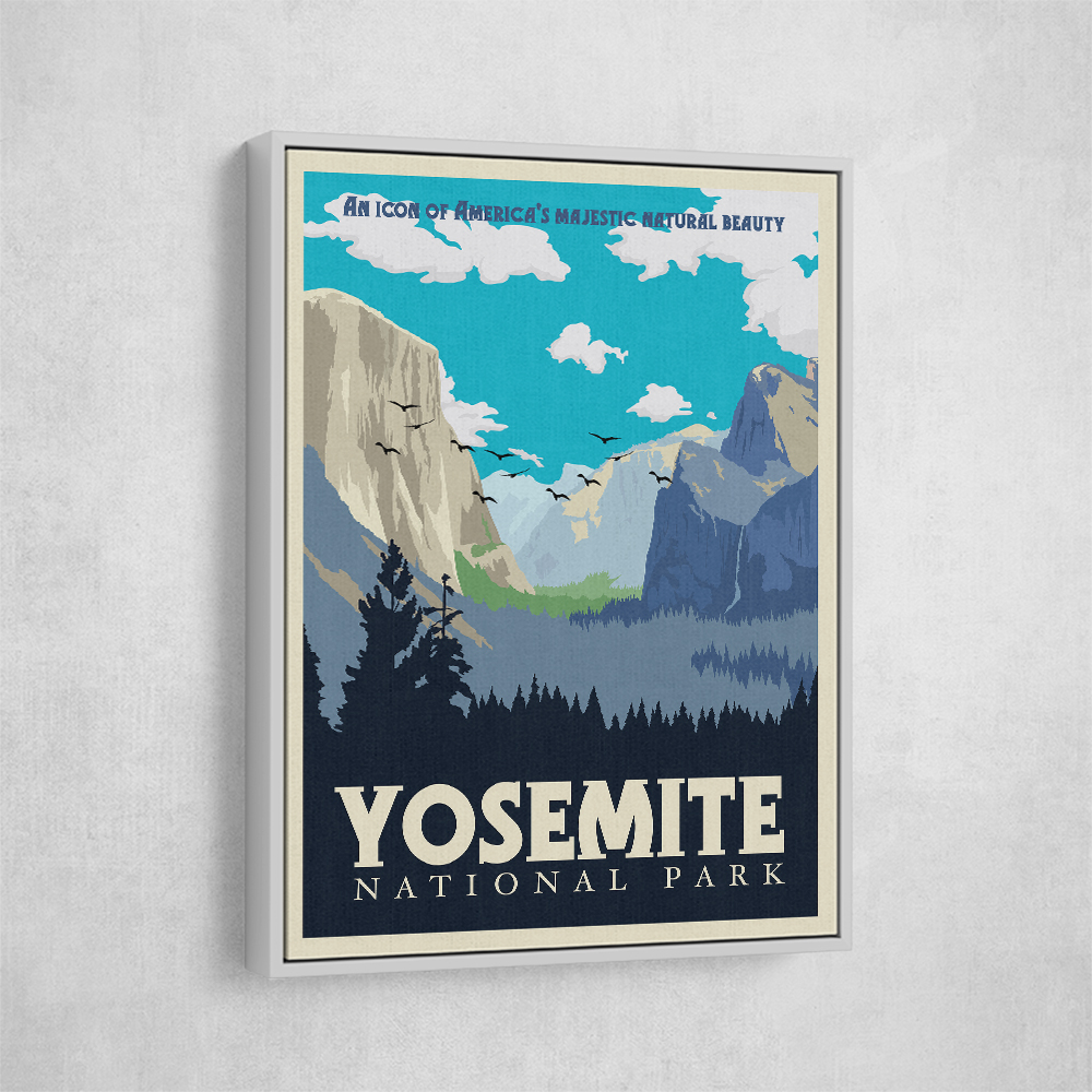 Yosemite National Park Travel Print