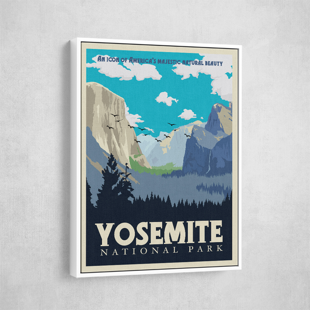 Yosemite National Park Travel Print