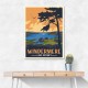 Windermere Lake District Travel Print