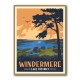 Windermere Lake District Travel Print