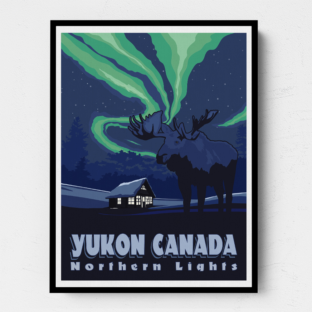 Yukon Canada Travel Print