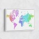 Jude watercolor world map