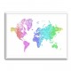 Jude watercolor world map